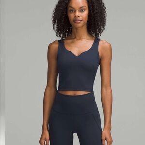 Lululemon Wunder Train Sweetheart Tank Top True Navy